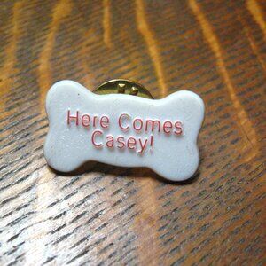 Here Comes Casey! Lapel Pin